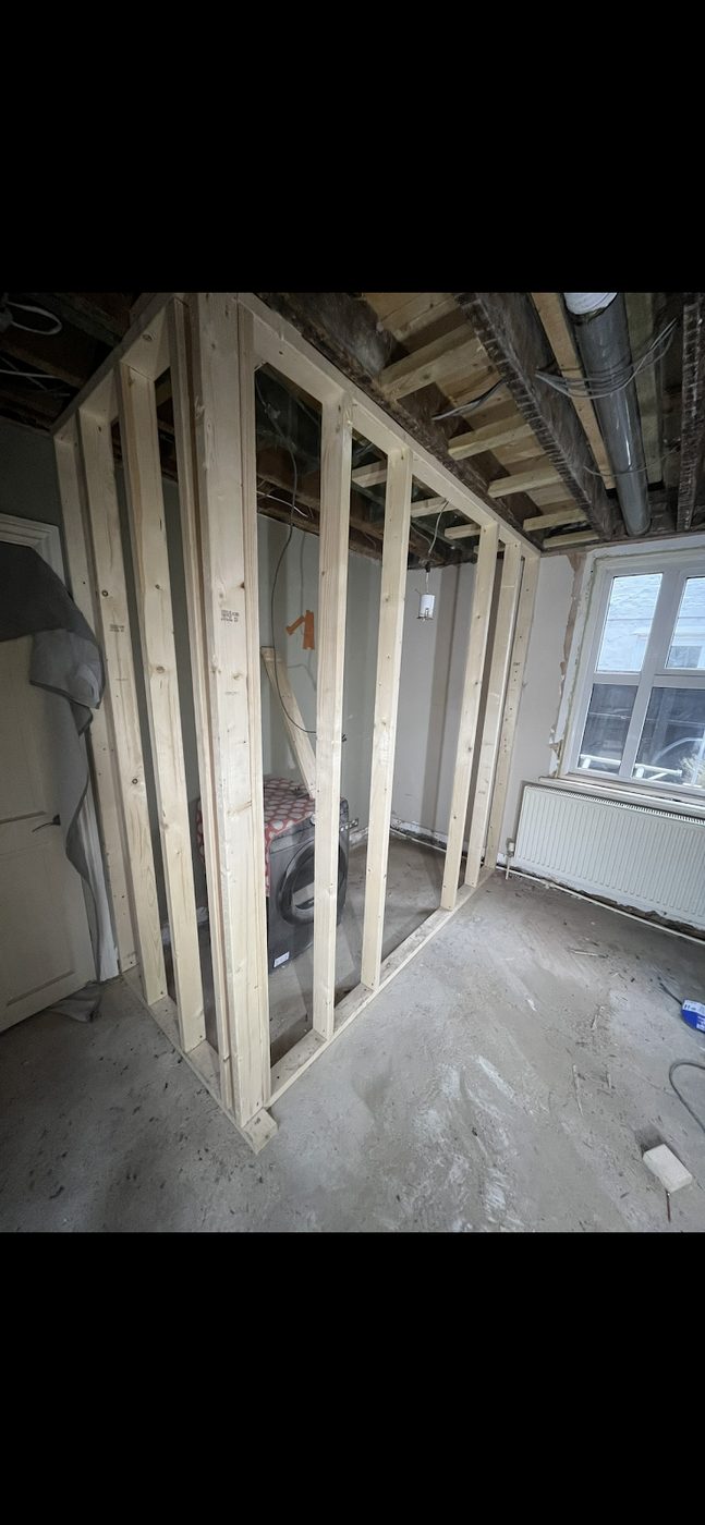 Stud Walls project by GRF Construction in Kent (4)